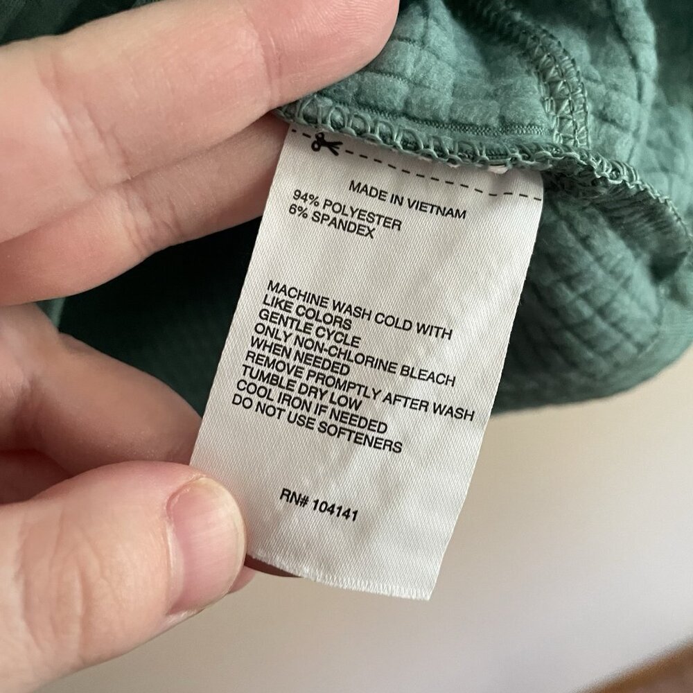 DSG Women S Muted Algae Outdoor Moisture Wicking Run 1/2 Zip Pullover NWT - Picture 10 of 15